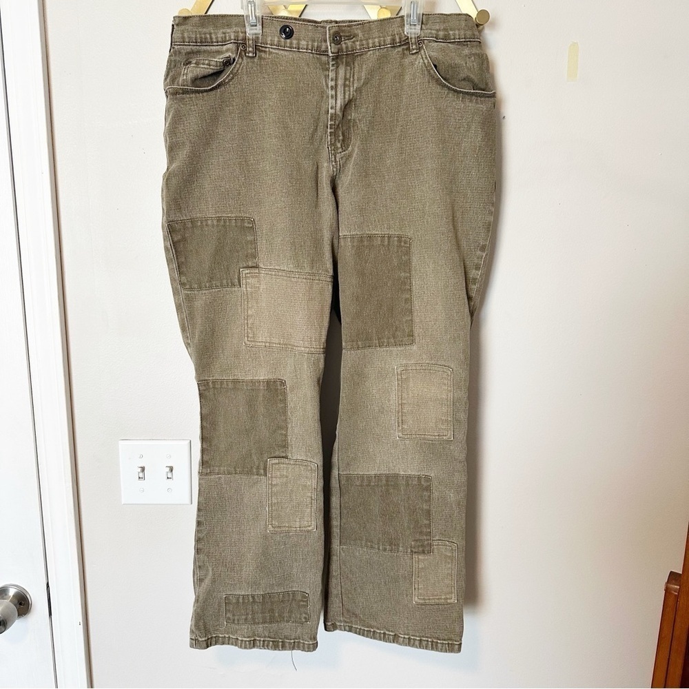 Vintage DG2 by Diane Gilman patchwork denim jeans